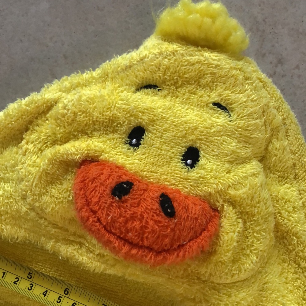 🐤cleananimal duck hood towel, hands hold close, hang in the bath or bedroom